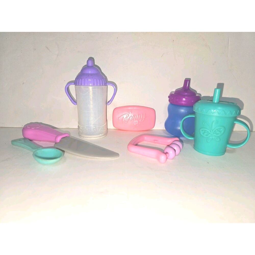 Baby Doll Accessories Baby Alive Toy Accessories Set Of 7 Pieces.